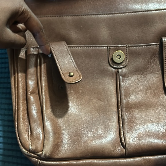 J. Crew Vintage Towany Crossbody Brown Bag - Picture 5 of 7